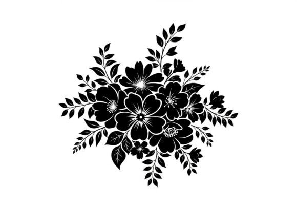 Black Floral Bouquet with White Flowers: A Designer's Review