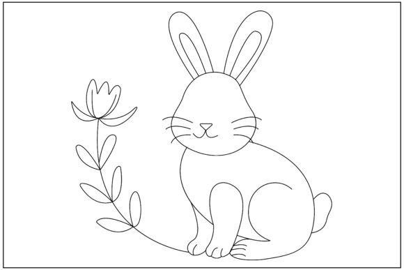 Bunny Spring Flowers: Fresh Graphics & Illustrations