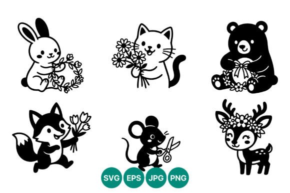 Cute Animal Graphics & Illustrations for Blogs