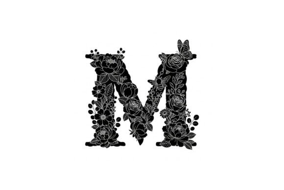 Floral Letter M Graphics & Illustrations Review