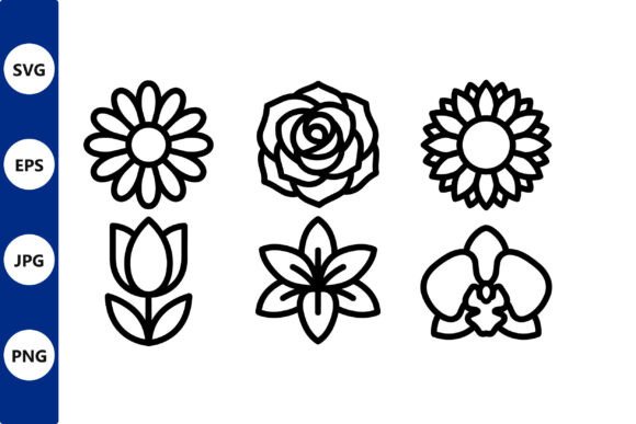 Flower Icon Set: Graphics & Illustrations Review