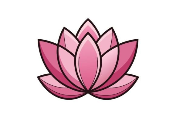 Pink Lotus Vector: Fresh Graphics & Illustrations