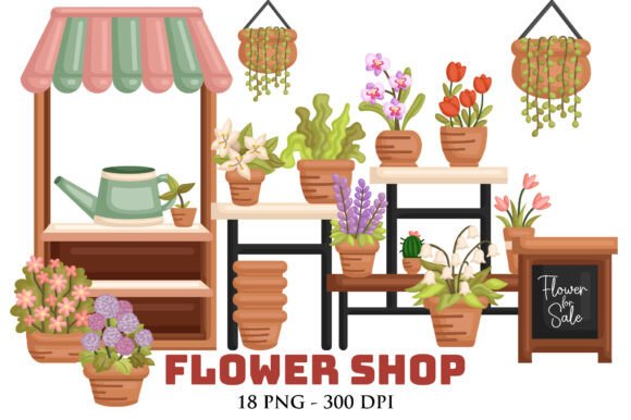 Review: Cute Booth That Sells Various of Flowers