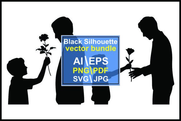 Silhouette Boys Giving Flowers Child: A Designer's Review